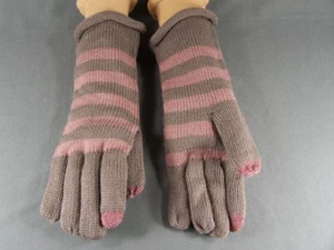 Taupe Pink Smart Tips teléfono pantalla táctil compatible tejido guantes de invierno para mujer - Imagen 1 de 4