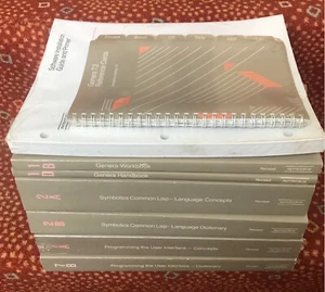 Manuales de máquina Symbolics LISP para entusiastas de los simbólicos/géneros (juego parcial) - Imagen 1 de 8