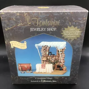 Fontanini Nativity Jewelry Shop Heirloom 5" #65041 Collectors Club 2003 New - Picture 1 of 24