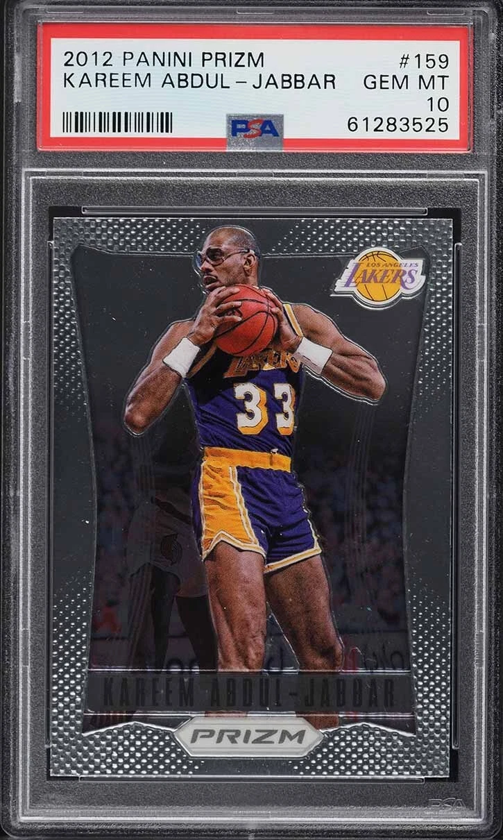 2012 PANINI PRIZM KAREEM ABDUL-JABBAR #159 PSA 10 GEM MINT