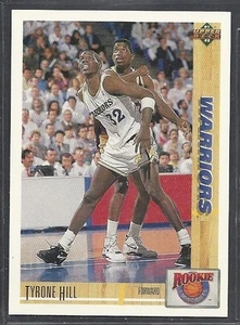 1991-92 Upper Deck Basketball - Rookie Standouts - #R7 - Tyrone Hill - Warriors - Picture 1 of 1