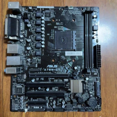ASUS A78M-CT Motherboard AMD A78 DDR3 Socket FM2/FM2+ Micro ATX w/ IO Shield - Image 1 of 3