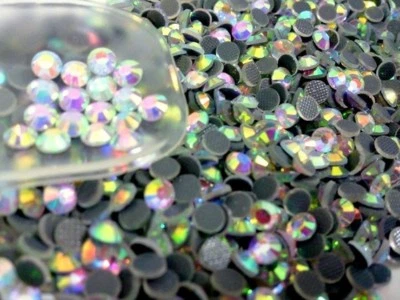 1440 pcs Hotfix Iron-on Rhinestones Crystals Flatback 10gross Multi-Colors 2-5mm - Image 1 of 4