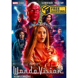 WandaVision TV Series DVD 2021 Action Adventure Sci-Fi Full HD Free Ship to US - Picture 1 of 8