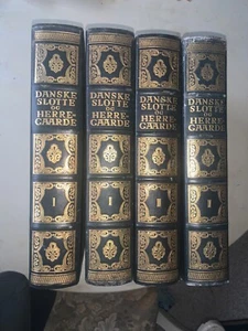 1944 DANSKE SLOTTE OG HEREGAARDE 4000 printed Danish Castles Manor Houses 4 Vol - Foto 1 di 24