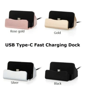 USB Type C Charging Sync Dock Station Stand For Samsung Galaxy S21 S20 S10 S9 S8 - Picture 1 of 14