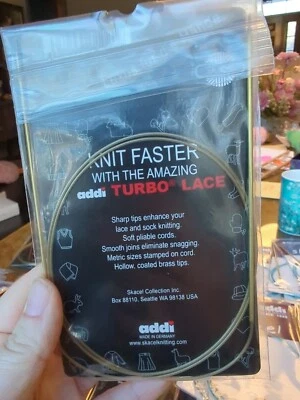 addi Turbo® LACE Circular Knitting Needles Skacel US 0 (2.0 mm) 40" (100cm)