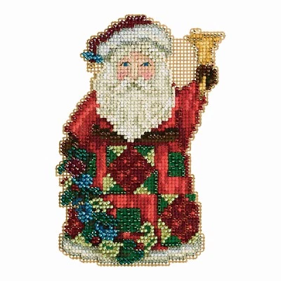 Glad Tidings Santa Cross Stitch Kit Mill Hill 2013 Jim Shore Santas