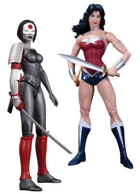 JUSTICE LEAGUE NEW 52 WONDER WOMAN AND KATANA 2-PACK ACTION FIGURES - Image 1 of 3