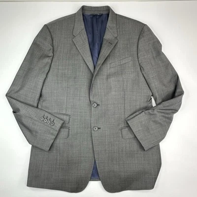 Paul Smith Men's Gray The Byard Mini Check Slim Two Button Suit Coat 42R/C41.25 - Image 1 of 4