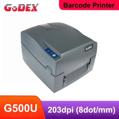GODEX G500U 203dpi 4" Thermal Transfer & Direct Thermal USB Lable Printer - Image 1 of 4