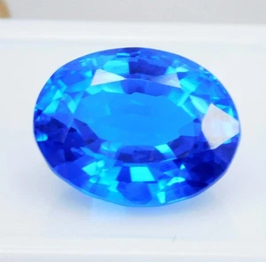 Piedra preciosa suelta impecable espinela azul cobalto natural sin calentar de 9,95 quilates certificada - Imagen 1 de 8
