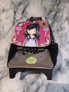 Mochila trolley flor Santoro Gorjuss con solapa - me trajiste amor  - Imagen 1 de 8