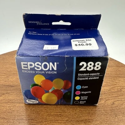 Cartuchos de tinta Epson 288 amarillo cian magenta T288520 caduca 07/2022 caja sellada, Foto 1 de 3