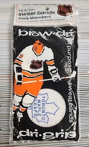 Vintage NHL Toronto Maple Leafs Wrist Sweat Bands Terry Cloth NOS - Picture 1 of 2