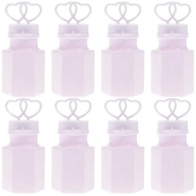 24pcs Empty Bubble Bottle Double Heart Shape Wedding Bubbles for - Image 1 of 4