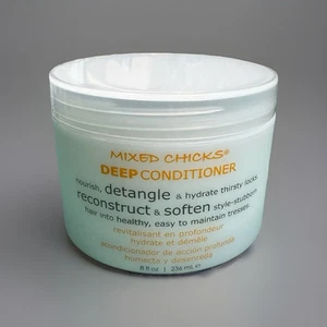 Mixed Chicks Deep Conditioner 8 fl oz Jar - Nourish, Detangle & Soften Hair - Picture 1 of 4