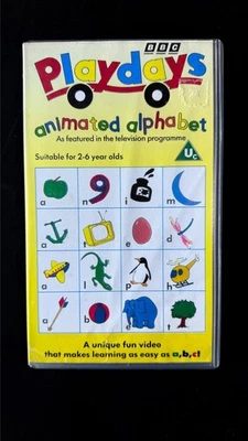 Playdays Animated Alphabet VHS - Image 1 of 4