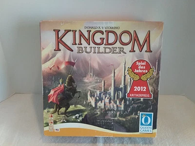 Kingdom Builder Board Game 100% COMPLETE! 2012 Queen Games Donald X. Vaccarino - Image 1 of 4