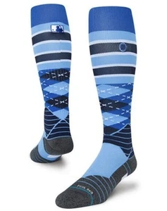 Stance Socks Blue MLB Baseball 2022 Fathers Day Over Calf Size Large UK8.5-12.5 - Picture 1 of 5