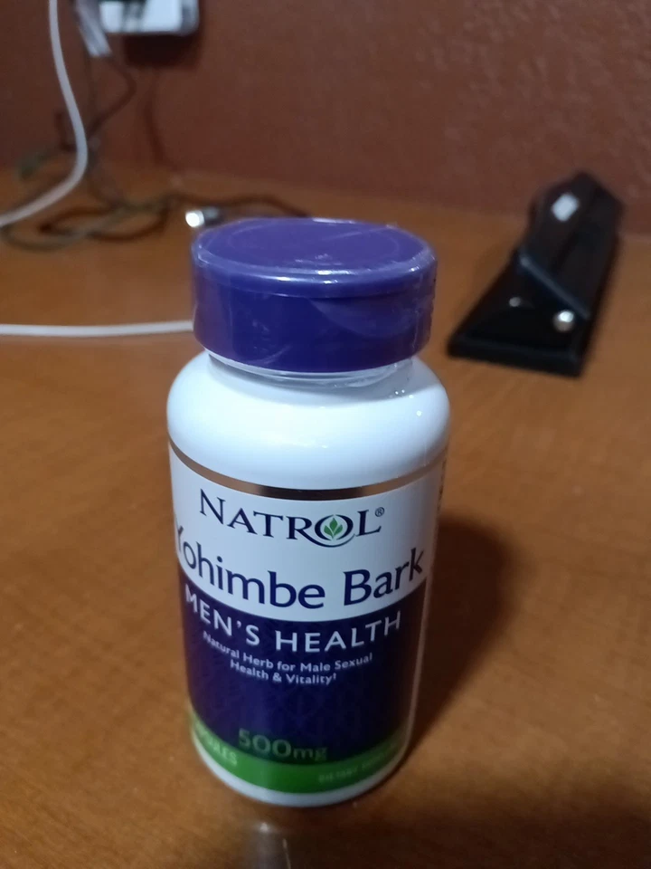 Natrol Yohimbe кора 500 мг мужское здоровье, 90 капсул 1 упаковка срок годности 11/25 - Изображение 1 из 3