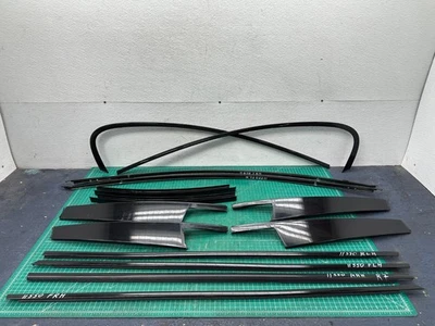 11-16 BMW F10 SHADOW LINE BLACK GLOSS DOOR WINDOW TRIM MOILDING COVER SET OEM - Image 1 of 4