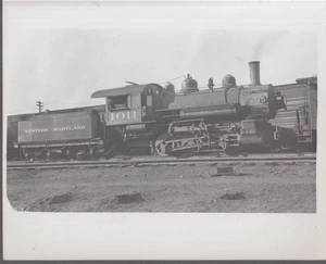 Foto locomotora de vapor Western Maryland RR 0-6-0 #1011 - Imagen 1 de 1