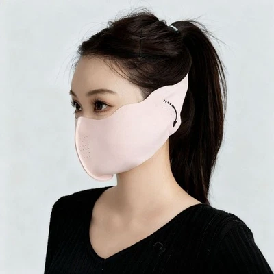 Thickened Two-in-One Earmuff 3D Cycling Mask Warm Face Mask  Ear Protection - Image 1 of 4