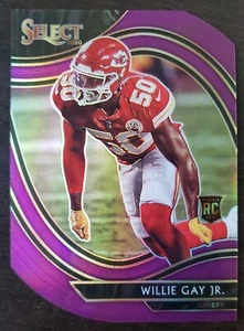 2020 Select WILLIE GAY JR. Rookie Field Level Purple Prizm Die-Cut RC #396 - Picture 1 of 2