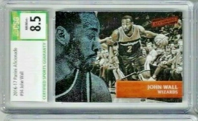 2016 Panini Aficionado John Wall CSG 8.5 - Image 1 of 2