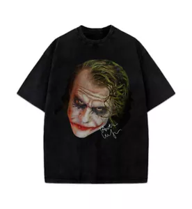 T-Shirt Batman The Dark Knight Joker Heath Ledger Vintage-Stil Männer - Bild 1 von 5