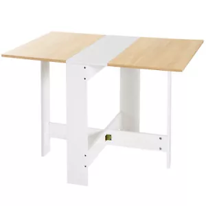 Particle Board Wooden Foldable Dining Table Writing Computer Desk PC Work - Picture 1 of 9