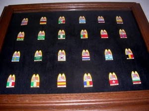 1994 FIFA WORLD CUP SOCCER COMMEMORATIVE McDONALDS ARCH 24 COUNTRY PINS EX COND - Picture 1 of 10