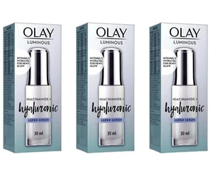 SALE! X3 Olay Luminous Niacinamide + Hyaluronic Super Serum 30ml - RRP $180 - Picture 1 of 4