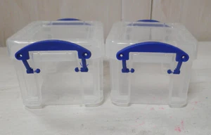 Really Useful box replacements clear 2" tall 3 1/4" wide and 2 1/2" deep - Picture 1 of 2