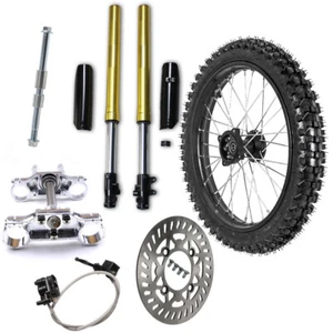 70/100-17'' Wheel Rim Tire Triple Clamp Front Forks Brake Kit for Apollo SSR SDG - Picture 1 of 11