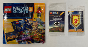 Lego Nexo Knights Promo Intro Pack 5004388 &2 Packs of Shield Cards New Sealed