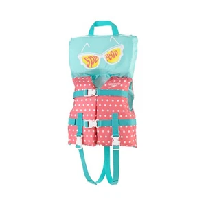 Speedo Swimming Life Jacket Vest / Up to 30 lbs Infant/Pink Polka Dots - Picture 1 of 2