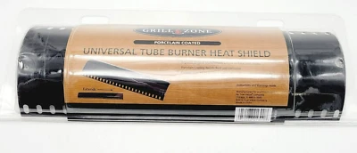 PORCELAIN COATED UNIVERSAL BBQ GAS GRILL TUBE BURNER HEAT SHIELD 12 1/4 TO 20IN - Image 1 of 4