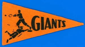 Old Vintage Antique 1936-1938 BF3 New York Giants Baseball Mini Pennant *H165 - Picture 1 of 2