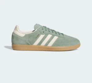 Samba Adidas Originals Adv Silver Green Wonder White JP5859 - Picture 1 of 8