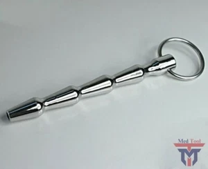 Stecker Edelstahl Harnröhrendilatator Durchgangsloch Harnröhre Sound Penis Stecker Neu - Bild 1 von 3