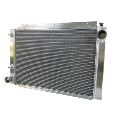 Radiador pulido de 2 filas adecuado para motor Ford Thunderbird V8 1958 1959 1960 5,8 L Foto 1 de 4