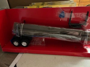 1/32 NEW RAY NEW PLASTIC BLUE LOG TRAILER, NO PACKAGING # B 221 - Picture 1 of 2