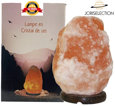Lampe de Sel de l'Himalaya Purificateur 100% Naturel + Câble/Ampoule  2 a 3  KG - Photo 1/4