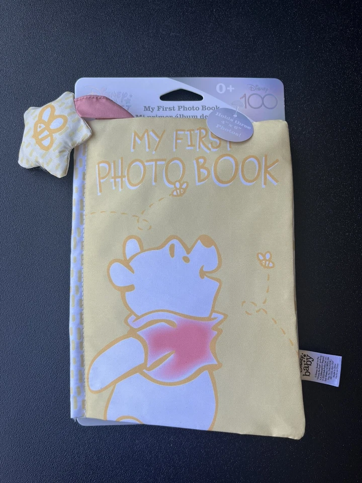 Disney Baby Soft Winnie The Pooh My First Photo Album Crinkle Play Book