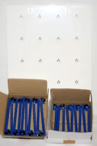 UNITED SCIENTIFIC COLE PARMER CREMAGLIERA DI ESSICCAZIONE/DRENAGGIO, 20 POSTI, MODELLO 81741 - Foto 1 di 8