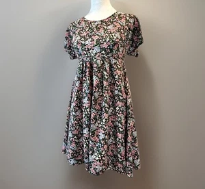 vintage 90s y2k floral boho fairy grunge schoolgirl romantic babydoll dress READ - Picture 1 of 10