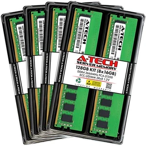 128GB 8x 16GB PC4-2666 ECC UDIMM ASUS PRIME X399-A Memory RAM - Picture 1 of 5