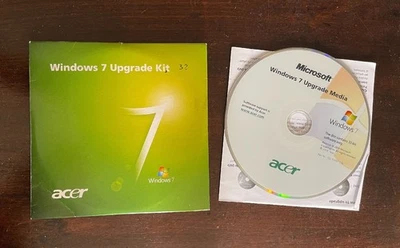 Windows 7 Home Premium con Licenza Product Key - DVD 32 bit Upgrade Kit - Immagine 1 di 2